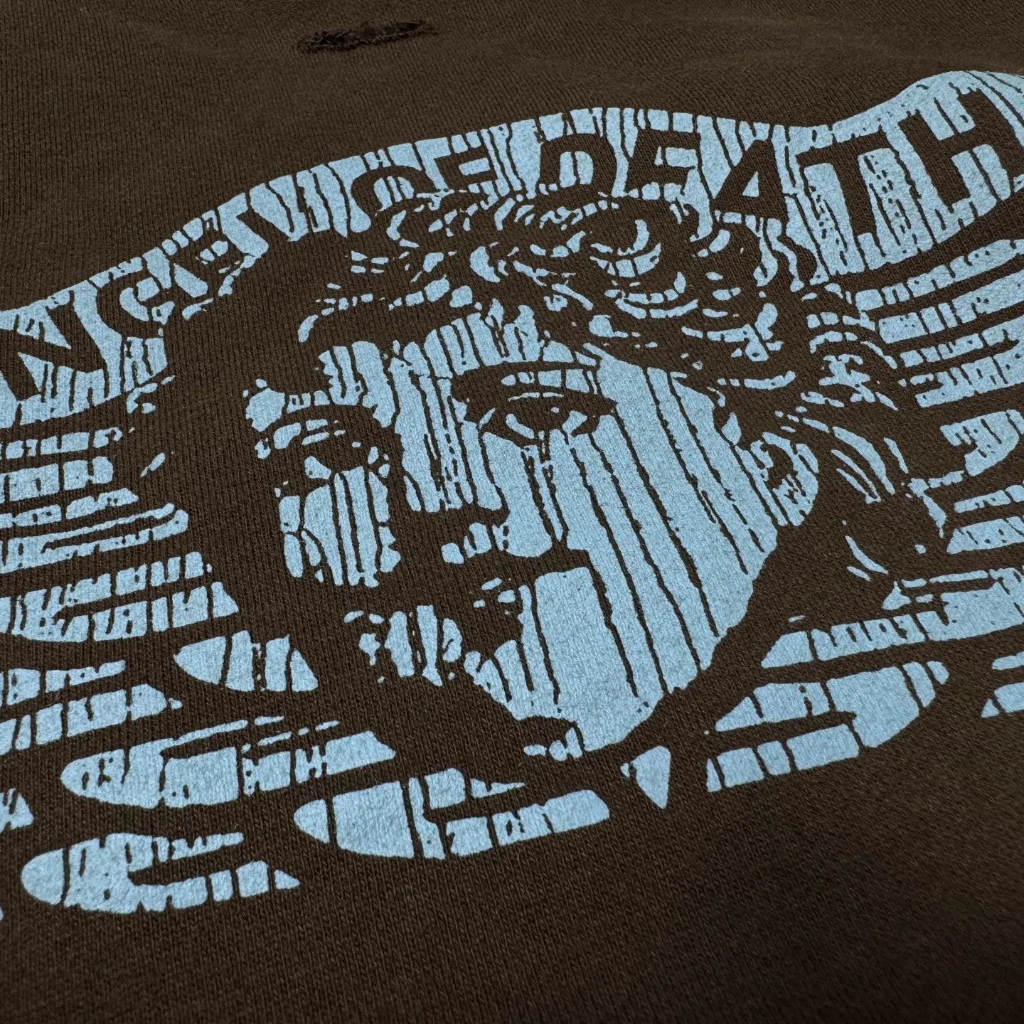 P248 # CHE-13 Saint Michael cho "Little Angel Limited" American retro hooded sweatshirt, washed and distressed, hand-made destruction process, brushed texture, brushed fabric, three-dimensional tailoring, splicing complex stitching process, size: S M L XL